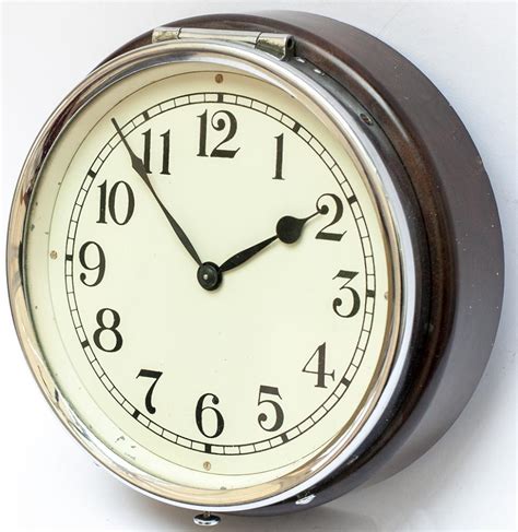 Gwr 6 Inch Dial Wall Mounted Clock With A Bakelite Clocks