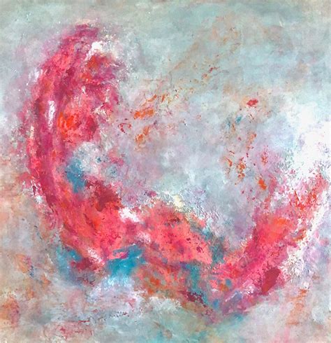 Linda Derosa Broken Heart Acrylic Painting Entry April 2019