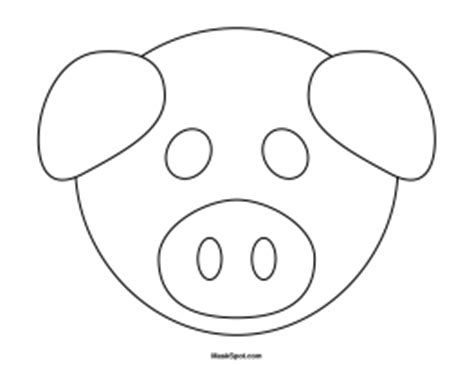 Printable Pig Mask