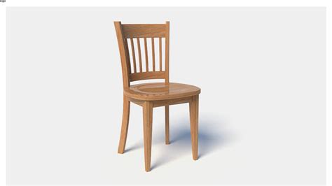 Traditional Wooden Chair 3d Warehouse
