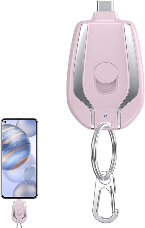 1500mah Keychain Phone Chargermini Power Emergency Pod Compatible