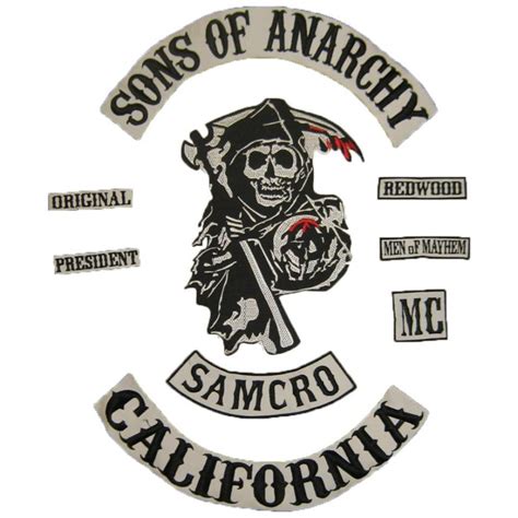 Sons Of Anarchy Patch Seti Patchyama Aksesuar Dukkandesign