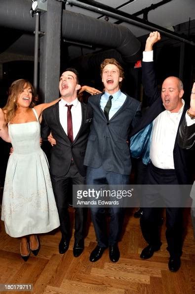 actors antonia thomas kevin guthrie george mackay and writer news photo getty images