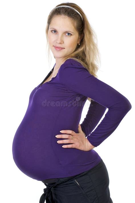 Naken gravid kvinna arkivfoto Bild av förälder havandeskap 10512288