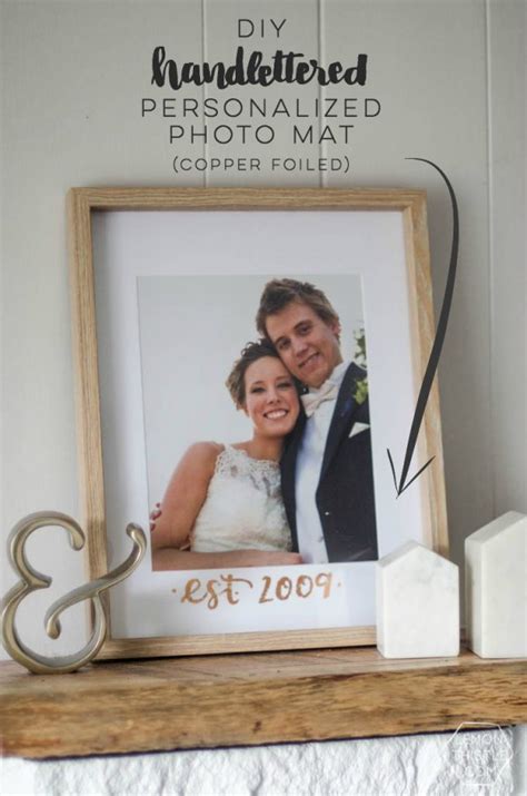 Diy photo frame | best out of waste newspaper photo frame. DIY Copper Foiled Photo Mat | Today's Creative Life