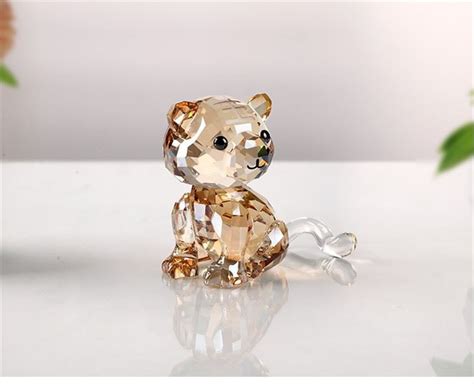 China Customized Cute Crystal Tiger Figurine Suppliers Manufacturers