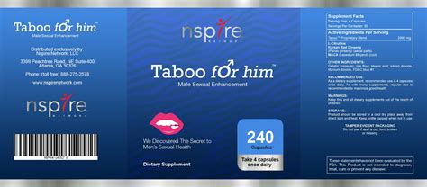 Taboo For Him 2 Month Supply