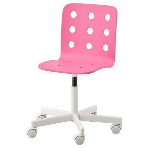 JULES Children's desk chair  pink, white  IKEA