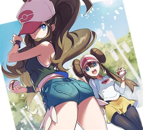 1080x2340px Free Download Hd Wallpaper Anime Anime Girls Pokémon Rosa Pokémon Hilda