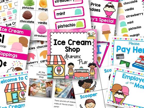 dramatic play ice cream shop pre k pages play ice cream dramatic play preschool dramatic play