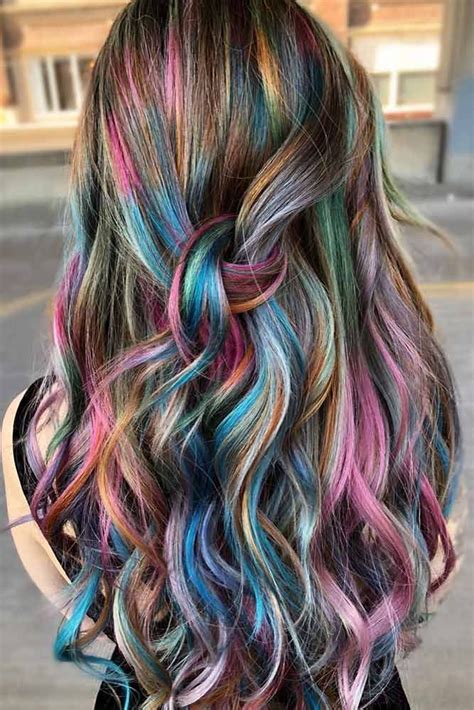 56 best fall hair colour ideas for brunettes to inspire you 55 56 best fall hair colour ideas for brunettes to inspire you 56 as far as maintenance goes, it is a good idea to choose a hair color that is easy to wash and style. 30 Ways And Ideas To Have Fun WIth Temporary Hair Color ...
