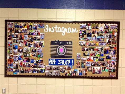 Instagram Bulletin Board From Marci Coombs Blog Classroom School