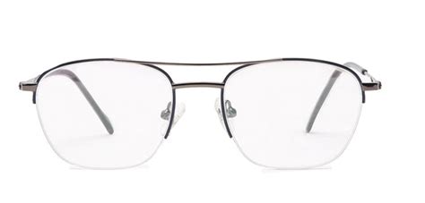 Specsmakers Happster Unisex Eyeglasses Halfframe Pilot Medium 50 Sm X