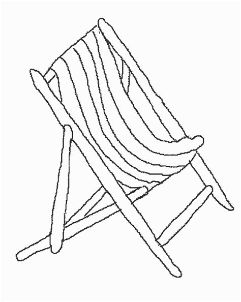 Beach Chair Coloring Page at GetColorings.com | Free printable colorings pages to print and color