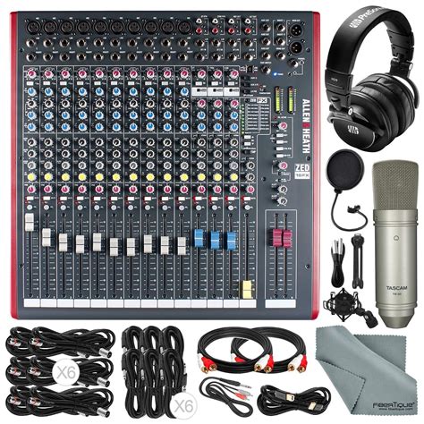 Allen And Heath Zed 16fx 16 Channel Recording And Live Sound Usb Mixer