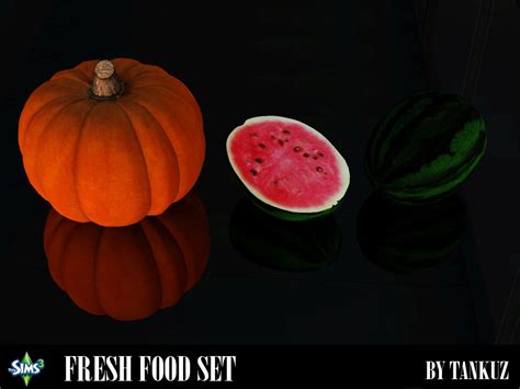 Tankuz Sims 3 Blog The Sims 3 Fresh Food Set By Tankuz