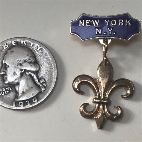 vintage new york wwii sweetheart lapel pin home front etsy vintage new york sweetheart