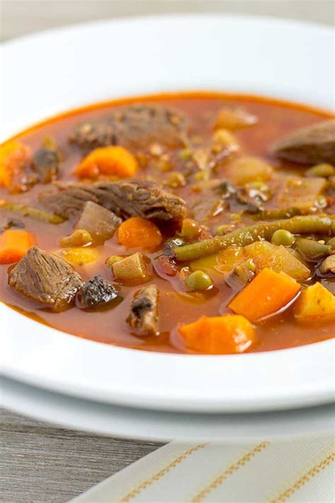 The instant pot makes this quick and easy without sacrificing texture or flavor. Instant Pot Vegetable Beef Soup | Recipe | Beef, Beef soup ...
