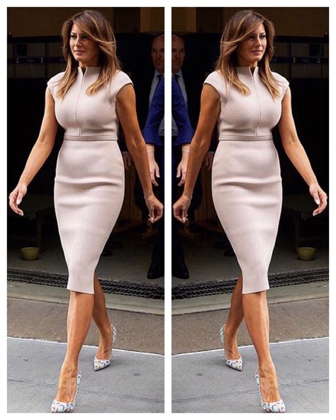 Melania Trump Wears Australian Dress To Meet The Oz Prime Minister