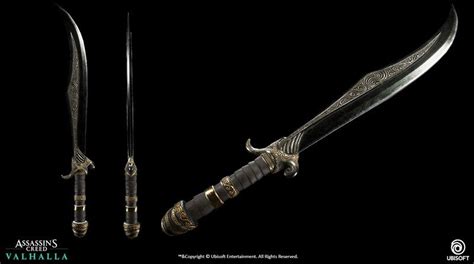 Artstation Assassin S Creed Valhalla Bassim S Sword Rodel Pancho