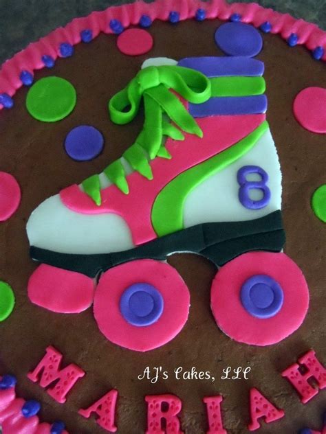 27 Inspiration Photo Of Roller Skate Birthday Cake
