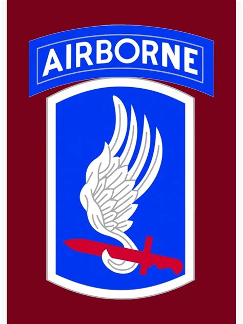 173rd Airborne Brigade Combat Team Us Army Poster By