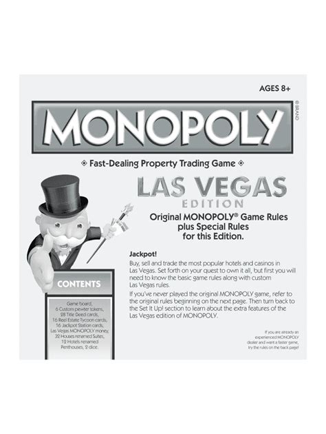 Fillable Online Original Monopoly Game Rules Fax Email Print Pdffiller