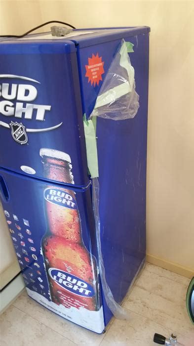 Limited Edition Nhl Bud Light Fridge Freezer Combo Victoria City Victoria