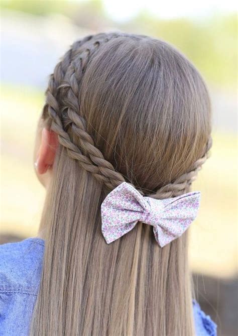 40 Simple And Easy Hairstyles For School Girls More Penteados Com Trança Penteados Penteados