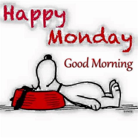Happy Monday Good Morning Snoopy Quote Pictures Photos