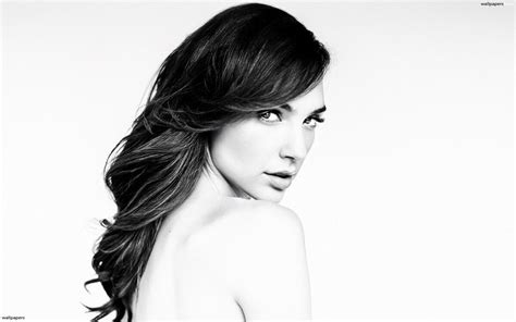 Picture Tagged With Black And White Brunette Gal Gadot Celebrity Star Israeli Safe For