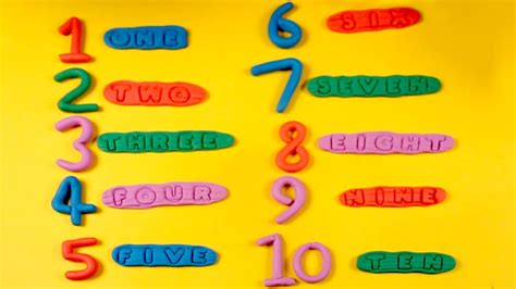 .numbers in writing is that small numbers ranging from one to ten (or one to nine, depending on the style guide) should generally be spelled out. Play Doh Numbers with spelling | 1-10 | Number Spelling ...