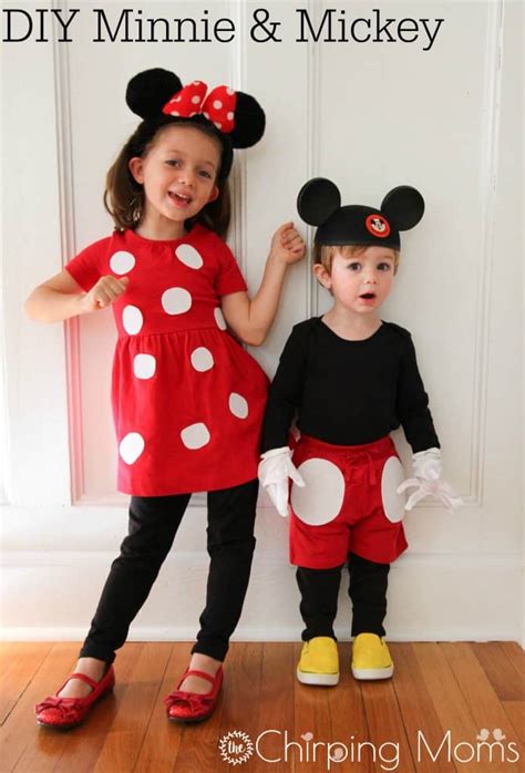 Cute Diy Mickey And Minnie Costumes For All Sizes