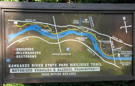 Kankakee River State Park Trail Map Potowatomi Campground At Kankakee