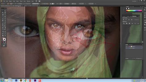 Tutorial Low Poly Portrait Using Adobe Illustrator Youtube