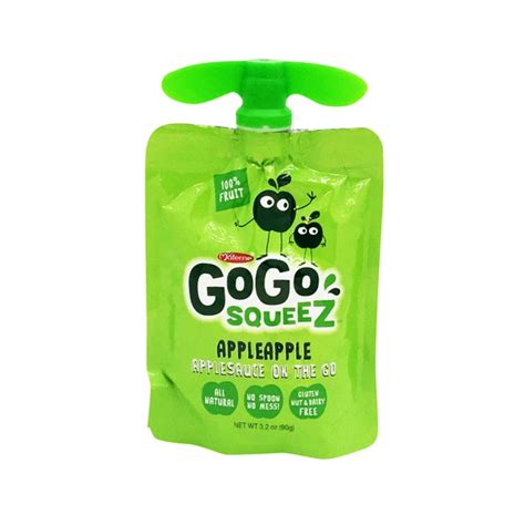 Gogo Squeez Applesauce On The Go Apple Apple Pouch 32 Oz From Whole