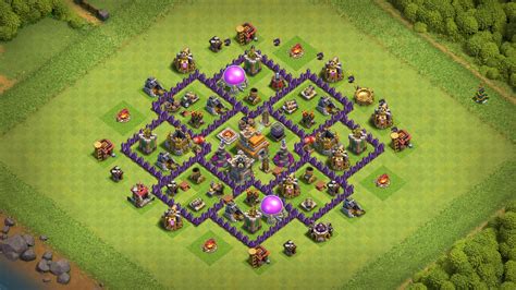 2021 Th7 Coc New Base Layout With Layout Copy Link Base Of Clans