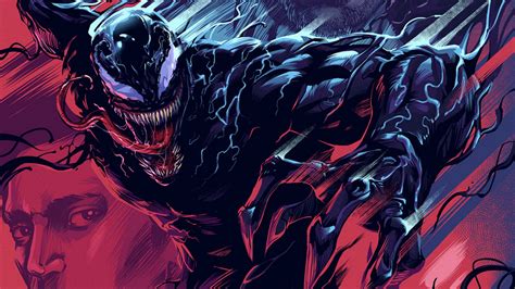 Venom Digital Art Illustration Superheroes Hd 4k Behance Hd Wallpaper