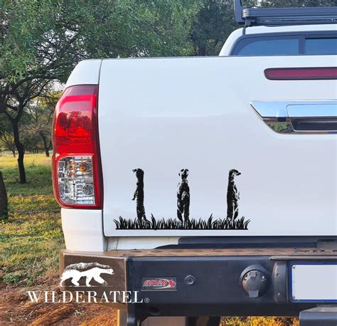 Groep Meerkate Bakkie Vinyl Decal Sticker Kit Bakkie Car Vinyl Decal S