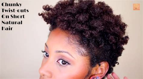 Natural Hairstyles Twist Out Short Hair Flat Twist Out On Short 4c