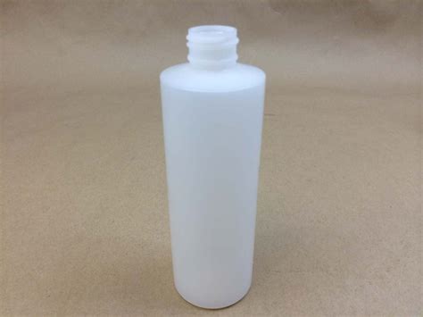 8 Oz Cylinder Plastic Bottle Half Pint Yankee Containers Drums