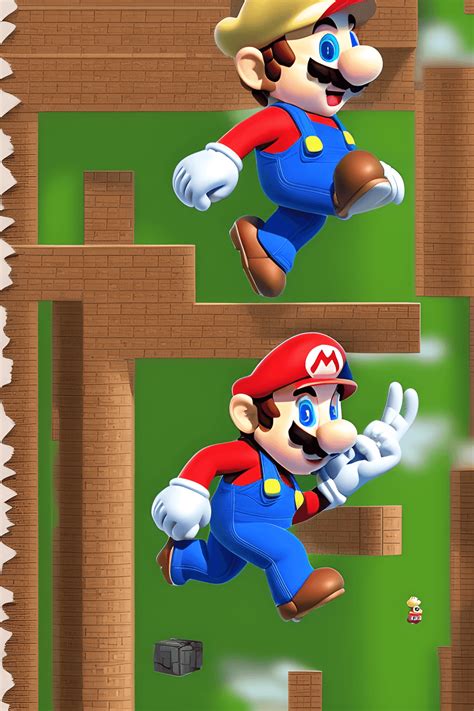 Super Mario Running Graphic · Creative Fabrica