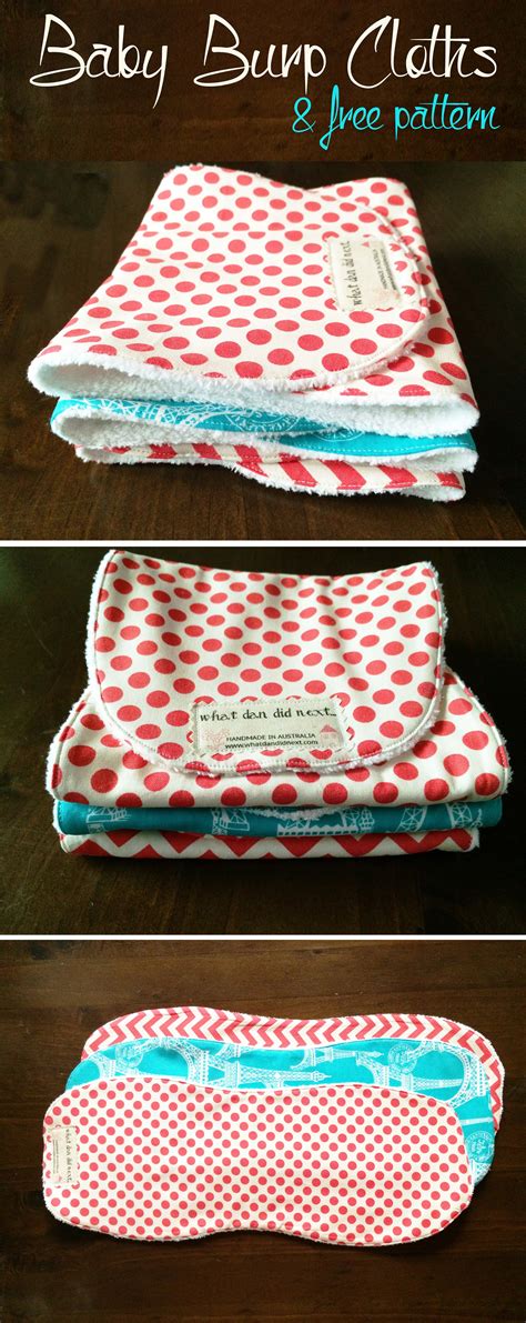 Baby Burp Cloth Patterns Free Sewing Patterns Shop Virarozen