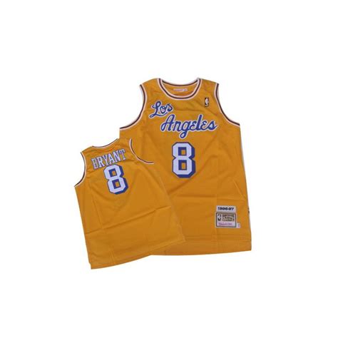 Mens Mitchell And Ness Los Angeles Lakers Kobe Bryant Authentic Gold