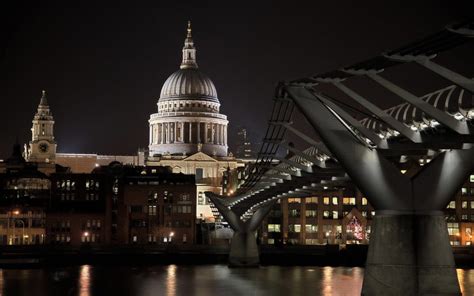 Hd Wallpaper Architecture Bridge Buildings London Millenium