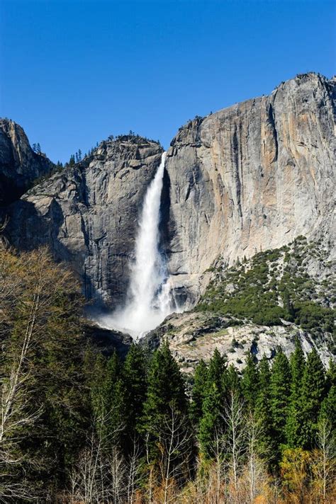 Yosemite Waterfall Stock Image Image Of National Fall 15177567