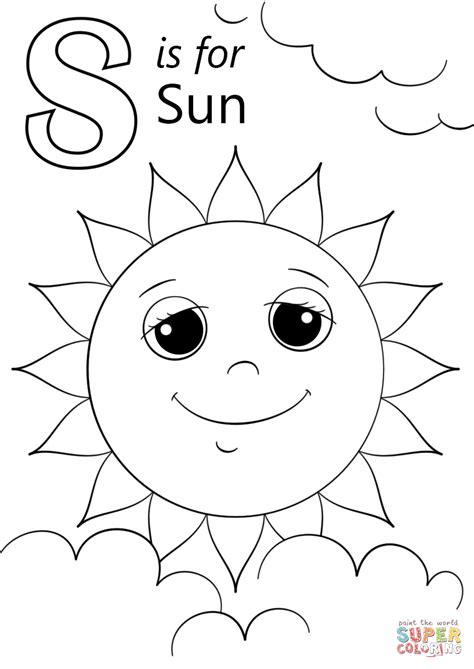 Sunshine Coloring Page At Free Printable Colorings