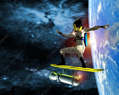 Space Surfer Stock Image S9000238 Science Photo Library