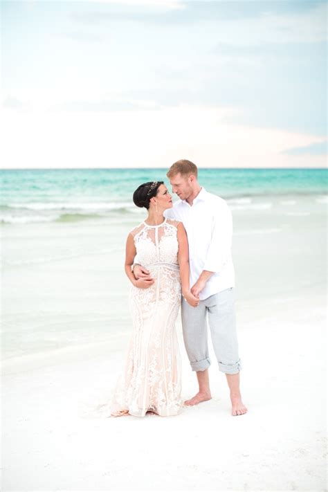 Beach vacay pics of armaan jain. Stevie and Mat's Florida Beach Wedding | Intimate Weddings ...