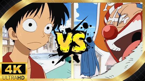Luffy Vs Buggy Full Battle Hd One Piece Youtube